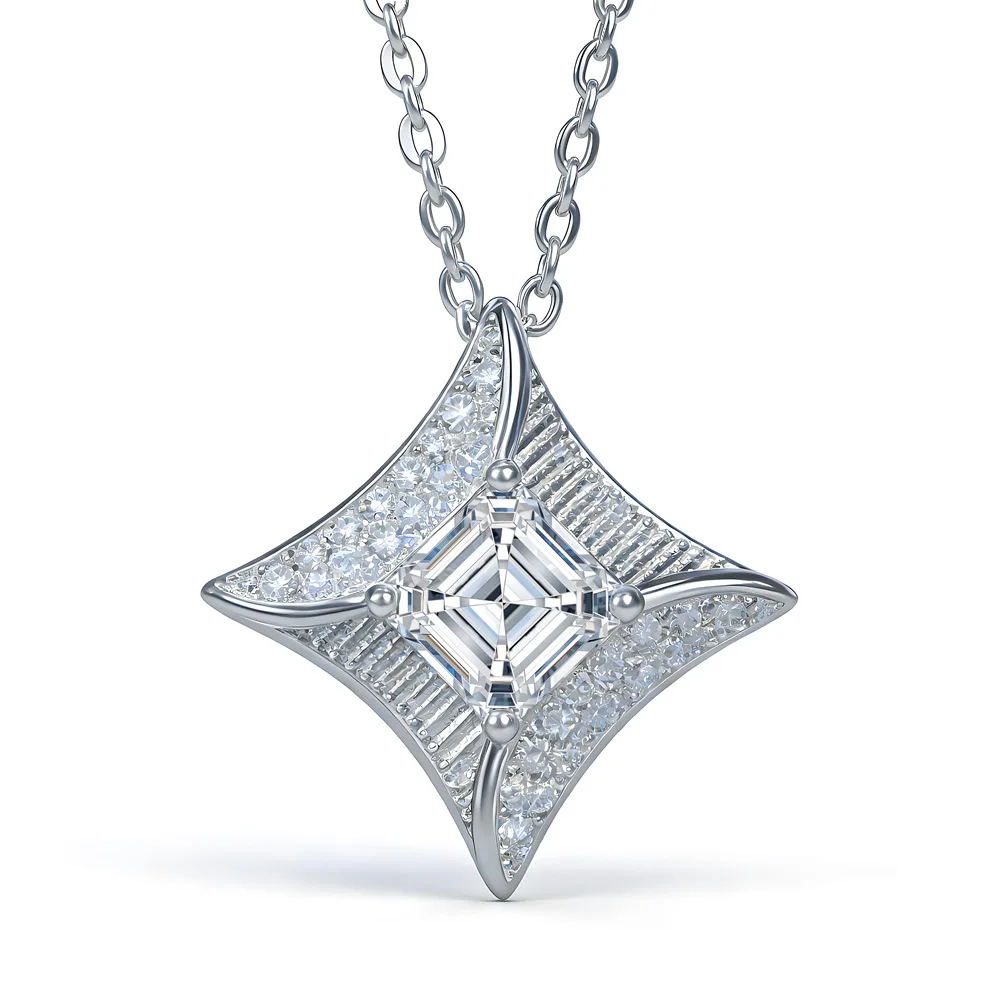 2026 New Khufu Pyramid Pendant Women's S925 Silver Small Square Mozzarella Diamond Necklace Niche Design Clavicle Chain
2026 New Khufu Pyramid Pendant Women's S925 Silver Small Square Mozzarella Diamond Necklace Niche Design Clavicle Chain