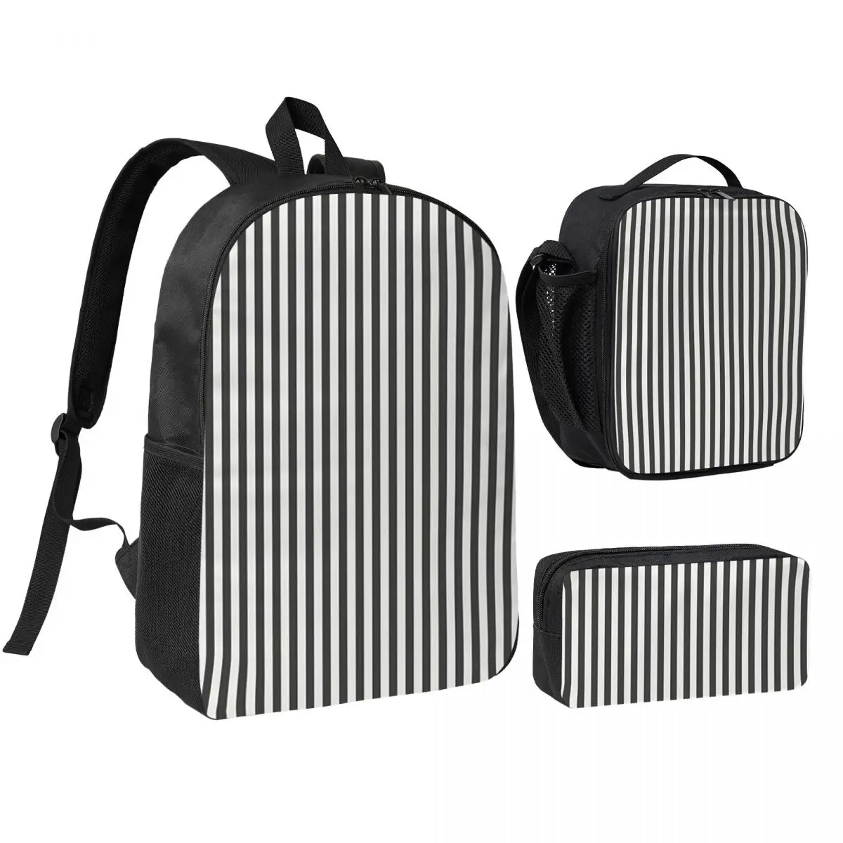 Vertical And Horizontal Diagonal Stripe Design Pattern Backpack BookBag School Bag Shoulder Bags 3ps Lunch Bag Pencil Case
Vertical And Horizontal Diagonal Stripe Design Pattern Backpack BookBag School Bag Shoulder Bags 3ps Lunch Bag Pencil Case
