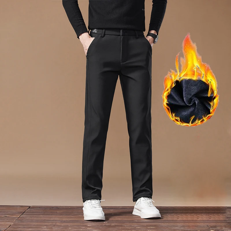 2025 Winter Men Fleece Casual Pants Stretch Warm Jogger Outdoors Plush Trousers Male Fashion Stretch Straight Sports Trousers
2025 Winter Men Fleece Casual Pants Stretch Warm Jogger Outdoors Plush Trousers Male Fashion Stretch Straight Sports Trousers
