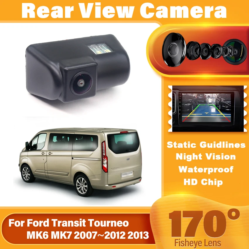 170 ° HD 1080x720P Автомобильная камера заднего вида для Ford Transit Tourneo MK6 MK7 2007 2008 2009 2010 ~ 2013 Автомобильная камера
170 ° HD 1080x720P Автомобильная камера заднего вида для Ford Transit Tourneo MK6 MK7 2007 2008 2009 2010 ~ 2013 Автомобильная камера