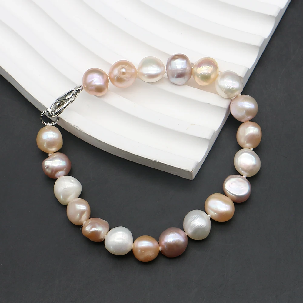 Mixed-Color Natural Freshwater Baroque Pearl Bracelet With Lobster Clasp 18cm Length Fashionable Women's Unique Jewelry Gift
Mixed-Color Natural Freshwater Baroque Pearl Bracelet With Lobster Clasp 18cm Length Fashionable Women's Unique Jewelry Gift