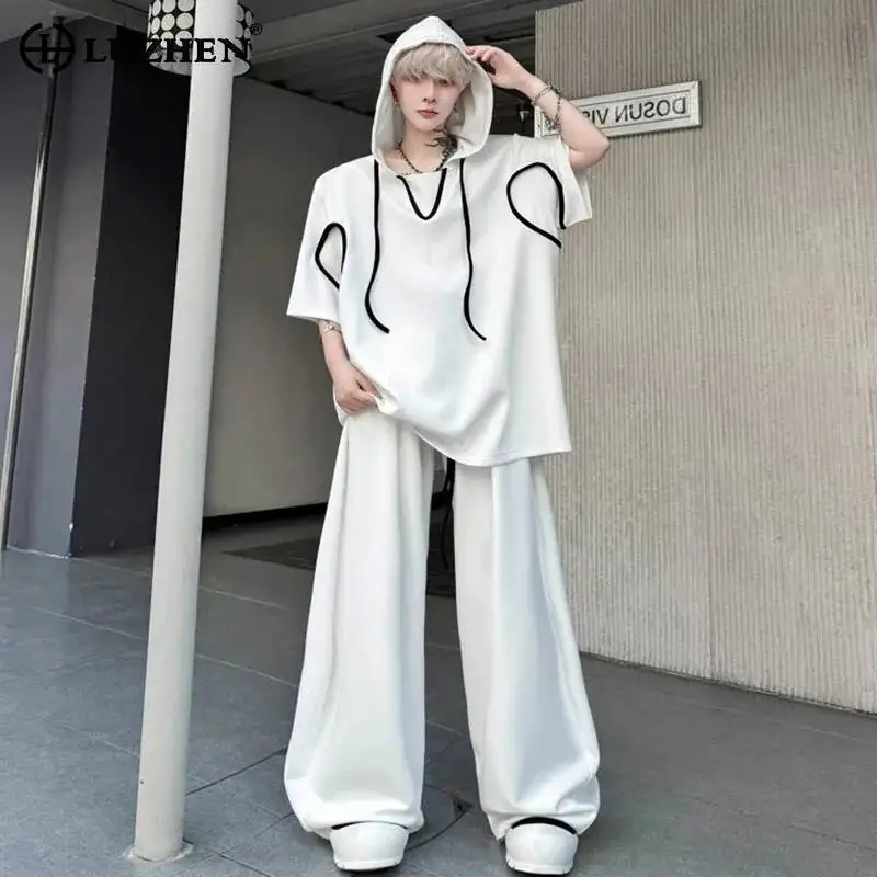 LUZHEN Tops Color Contrast Stripe Men's Patchwork Design Hoodies Trendy Loose Wide Leg Casual Pants 2026 Two-piece Sets JY7327
LUZHEN Tops Color Contrast Stripe Men's Patchwork Design Hoodies Trendy Loose Wide Leg Casual Pants 2026 Two-piece Sets JY7327
