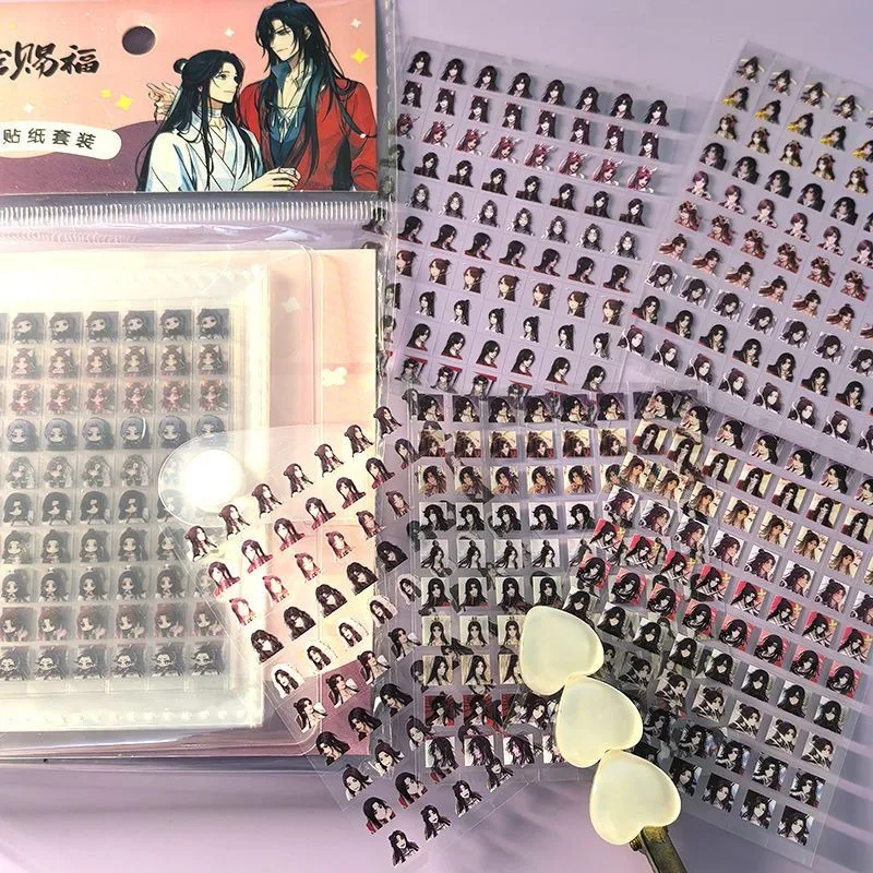 800 шт./лот аниме Tian Guan Ci Fu наклейка для ногтей с карточным альбомом Heaven Official’s Blessing Xie Lian Hua Cheng наклейки игрушка в подарок
800 шт./лот аниме Tian Guan Ci Fu наклейка для ногтей с карточным альбомом Heaven Official’s Blessing Xie Lian Hua Cheng наклейки игрушка в подарок