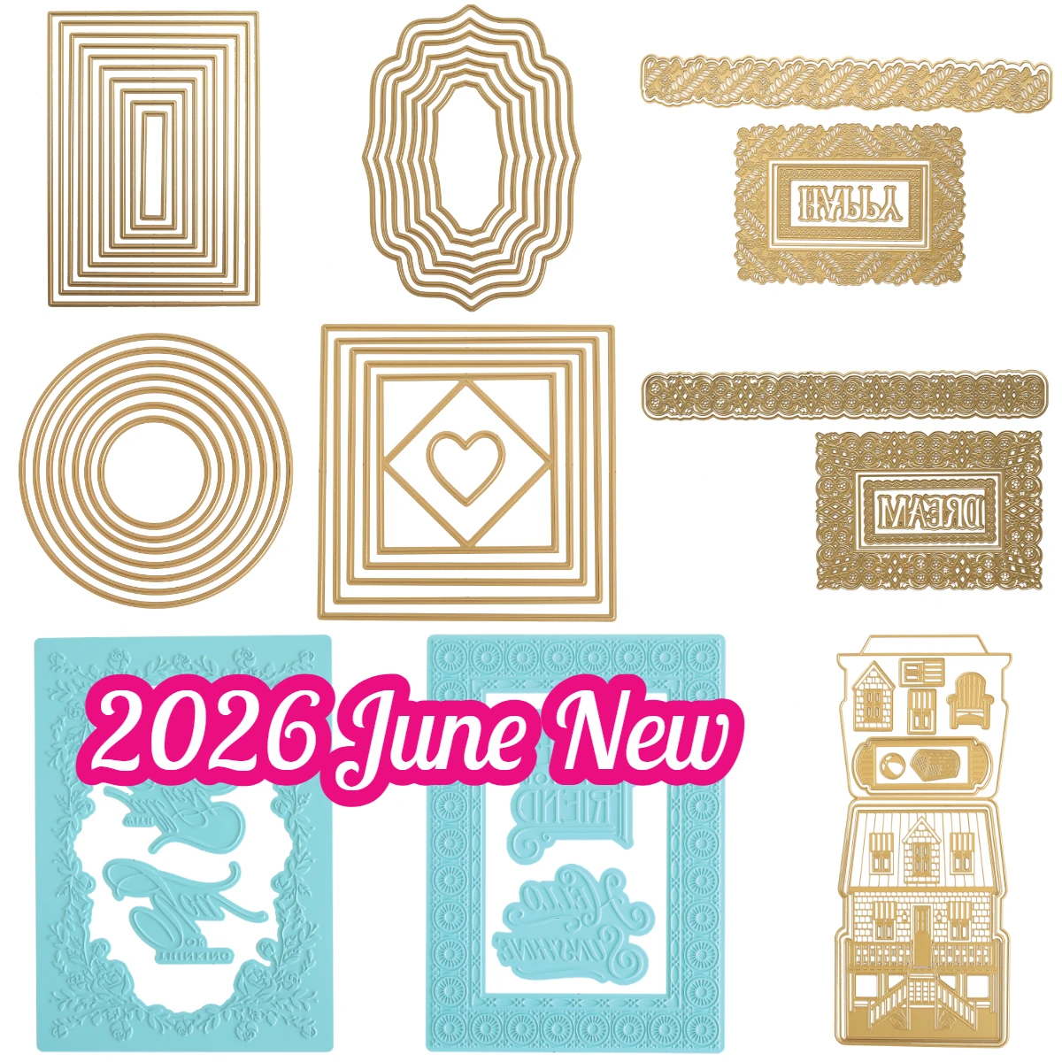 Dream 3D Frame and Border Metal Cutting Dies For DIY Scrapbooking Photo Cutting Die Paper Cards Embossing Decorative Craft New
Dream 3D Frame and Border Metal Cutting Dies For DIY Scrapbooking Photo Cutting Die Paper Cards Embossing Decorative Craft New