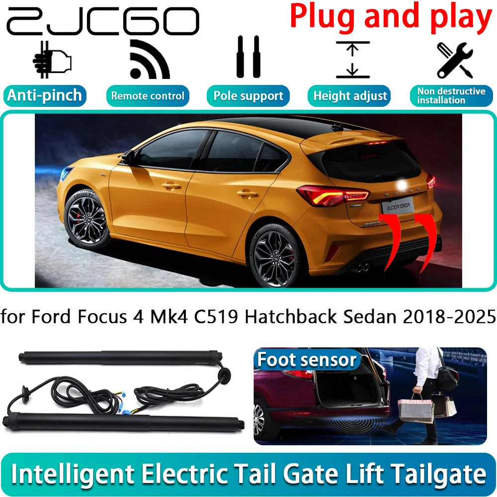 ZJCGO for Ford Focus 4 Mk4 C519 Hatchback Sedan 2018-2025 Car Electric Powered Tailgate Power Liftgate Automatic Tailgate System
ZJCGO for Ford Focus 4 Mk4 C519 Hatchback Sedan 2018-2025 Car Electric Powered Tailgate Power Liftgate Automatic Tailgate System