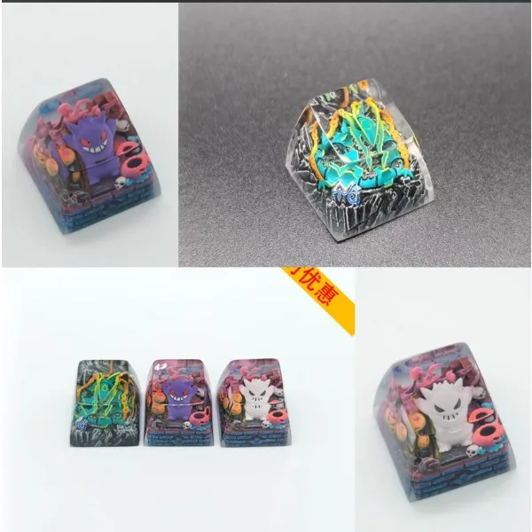 Механическая клавиатура PTCG Pokemon Keycap, прозрачная стереоскопическая клавиатура Gengar Rayquaza Keycap Wave 20
Механическая клавиатура PTCG Pokemon Keycap, прозрачная стереоскопическая клавиатура Gengar Rayquaza Keycap Wave 20
