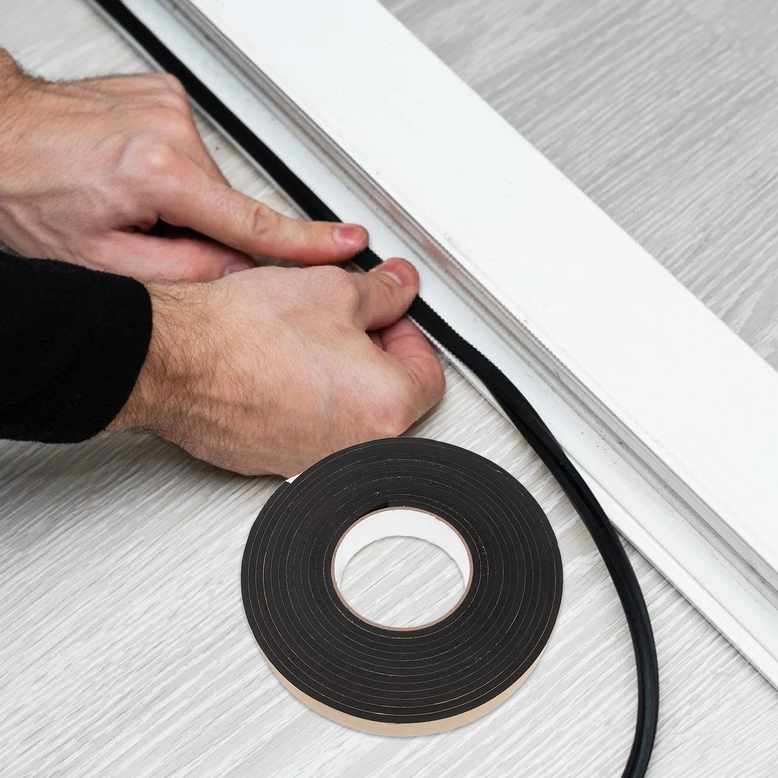 1 Roll 4MM EVA Black Foam Weather Stripping Tape Door Trim Insulation Strip for Versatile Use
1 Roll 4MM EVA Black Foam Weather Stripping Tape Door Trim Insulation Strip for Versatile Use