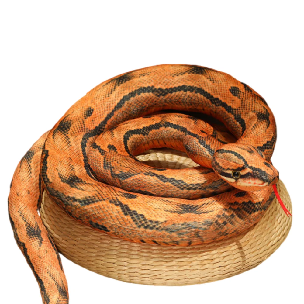 160cm Artificial Python Plush Toy Cartoon Soft Simulated Snake Plush Doll Funny Lifelike Long Snake Plush Toy
160cm Artificial Python Plush Toy Cartoon Soft Simulated Snake Plush Doll Funny Lifelike Long Snake Plush Toy