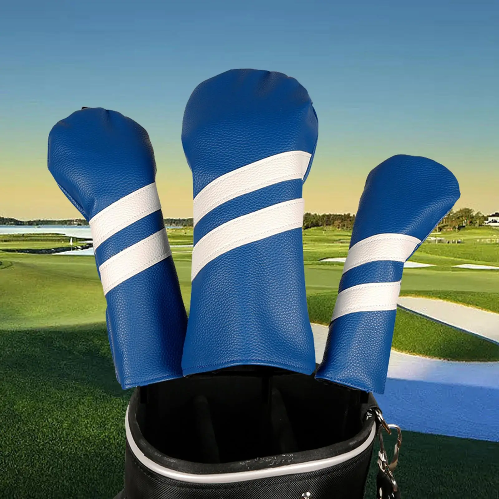 3Pcs Golf Club Head Cover Protective Sleeve Wear Resistant Golf Wood Headcovers for Outdoor Sports Transportation Golfer Gift
3Pcs Golf Club Head Cover Protective Sleeve Wear Resistant Golf Wood Headcovers for Outdoor Sports Transportation Golfer Gift