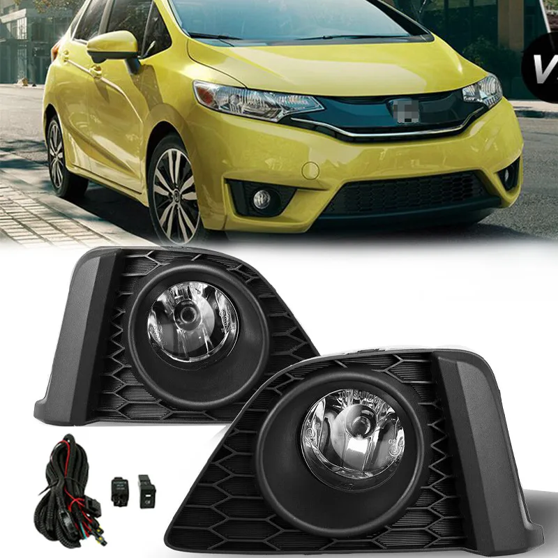 Pair Fit 2015 2016 2017 Honda Fit Jazz Fog Lights Lamps w/ Bulbs+Switch+Wiring
Pair Fit 2015 2016 2017 Honda Fit Jazz Fog Lights Lamps w/ Bulbs+Switch+Wiring
