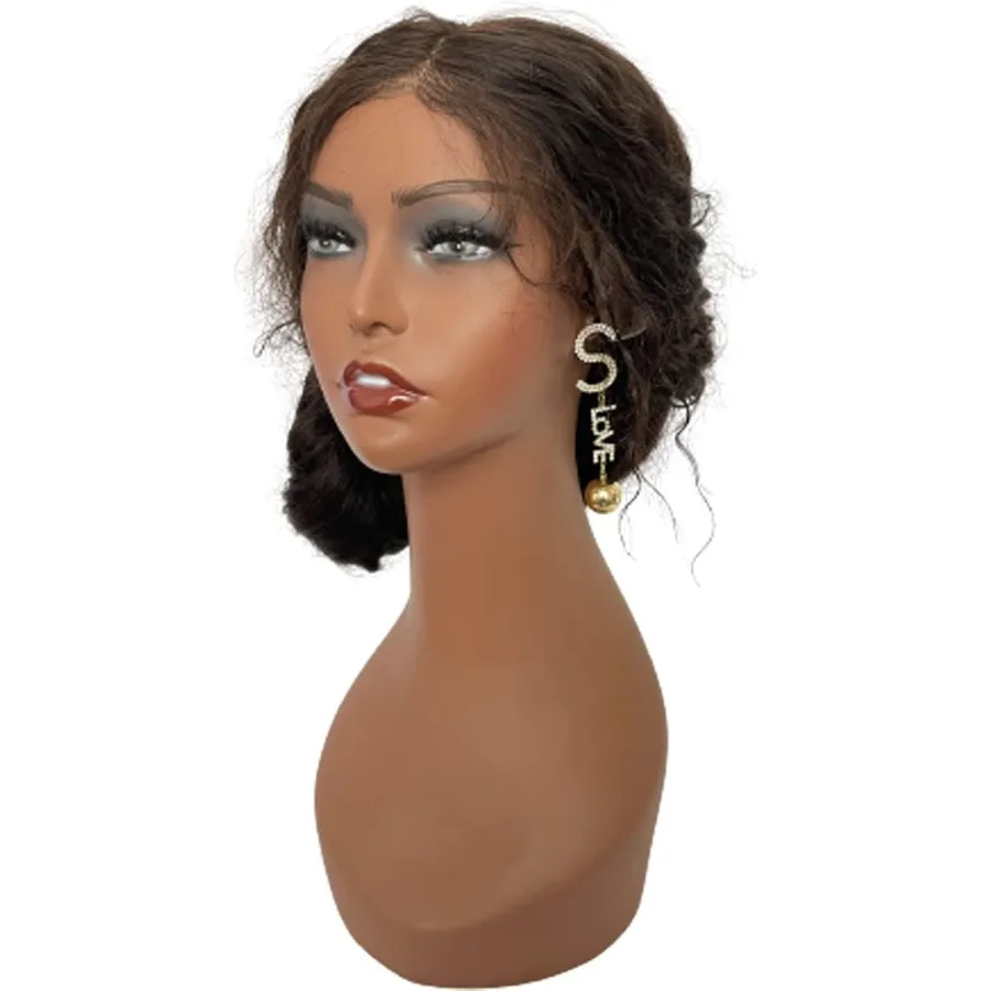 Реалистичная женская голова манекена, голова из ПВХ, бюст, парик, модель, подставка для головы с макияжем для париков, шляпы, солнцезащитные очки, ожерелье, ювелирные изделия