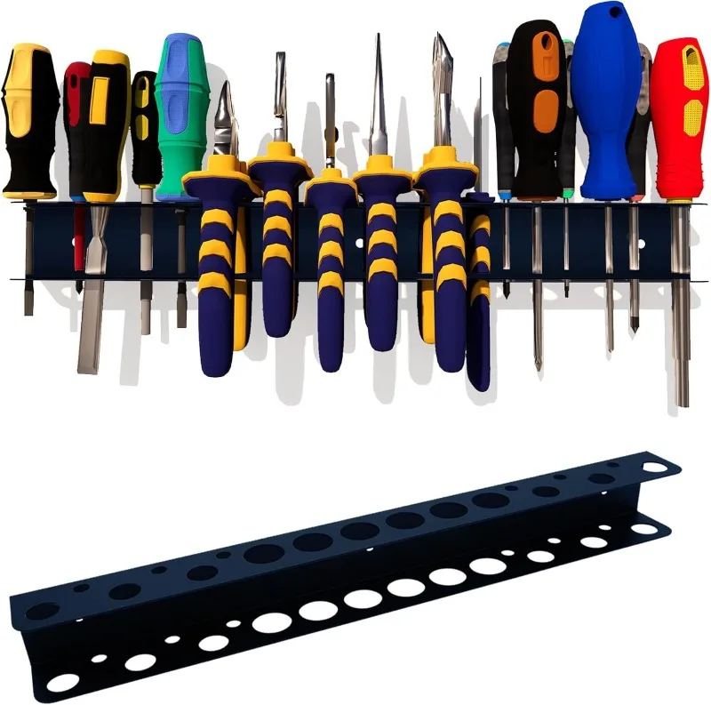 Metal Wall Mount Tool Holder Space Saving Organizer Pliers Screwdrivers Tool Shelf Storage Wrenches Hammers Tools Rack Packaging
Metal Wall Mount Tool Holder Space Saving Organizer Pliers Screwdrivers Tool Shelf Storage Wrenches Hammers Tools Rack Packaging