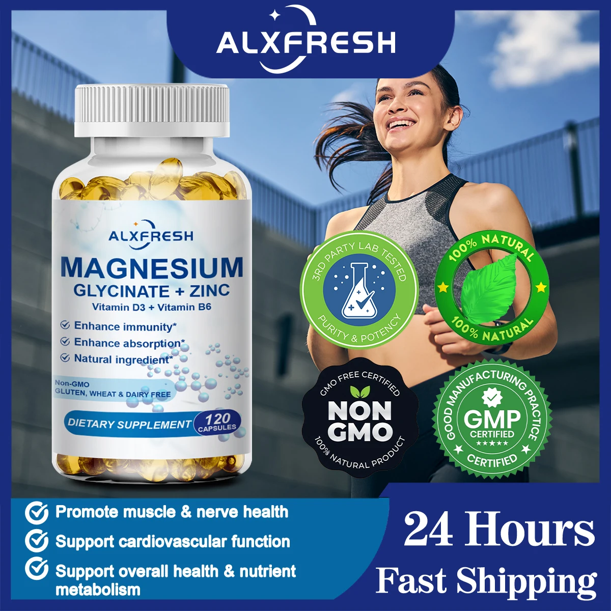 Magnesium Support Cardiovascular Function Improve Sleep Quality Promotes Proper Muscle Heart and Bone Immune Booster Absorption
Magnesium Support Cardiovascular Function Improve Sleep Quality Promotes Proper Muscle Heart and Bone Immune Booster Absorption