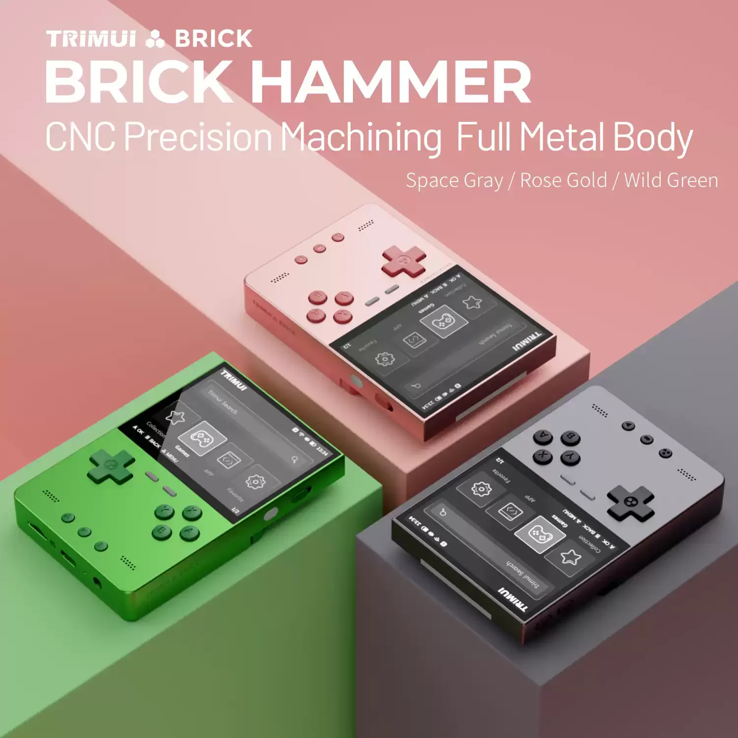 Ручная игровая консоль Trimui Brick Hammer 3,2-дюймовый IPS-экран 1024x768 Allwinner A133plus с металлической пластиной Ретро аркадное игровое устройство
Ручная игровая консоль Trimui Brick Hammer 3,2-дюймовый IPS-экран 1024x768 Allwinner A133plus с металлической пластиной Ретро аркадное игровое устройство