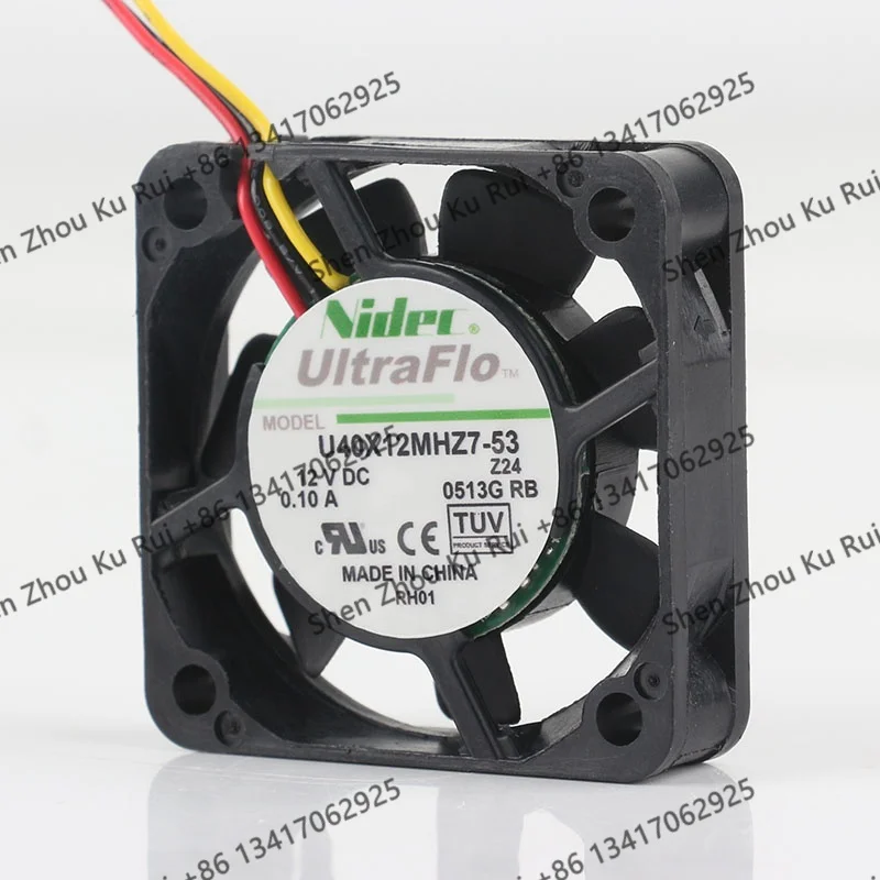 Nidec AC EC 4010 40X40X10MM 4CM 5V 24V 48V U40X12MHZ7-53 DC12V 0.10A Motherboard chassis High air volume ultra-quiet cooling fan
Nidec AC EC 4010 40X40X10MM 4CM 5V 24V 48V U40X12MHZ7-53 DC12V 0.10A Motherboard chassis High air volume ultra-quiet cooling fan