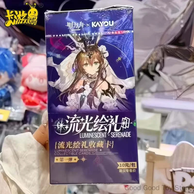 New Original KAYOU X Arknights Luminescent Serenade Vol1 Official Licensed Collectible Cards Holiday Gifts Model Ornament Toys
New Original KAYOU X Arknights Luminescent Serenade Vol1 Official Licensed Collectible Cards Holiday Gifts Model Ornament Toys