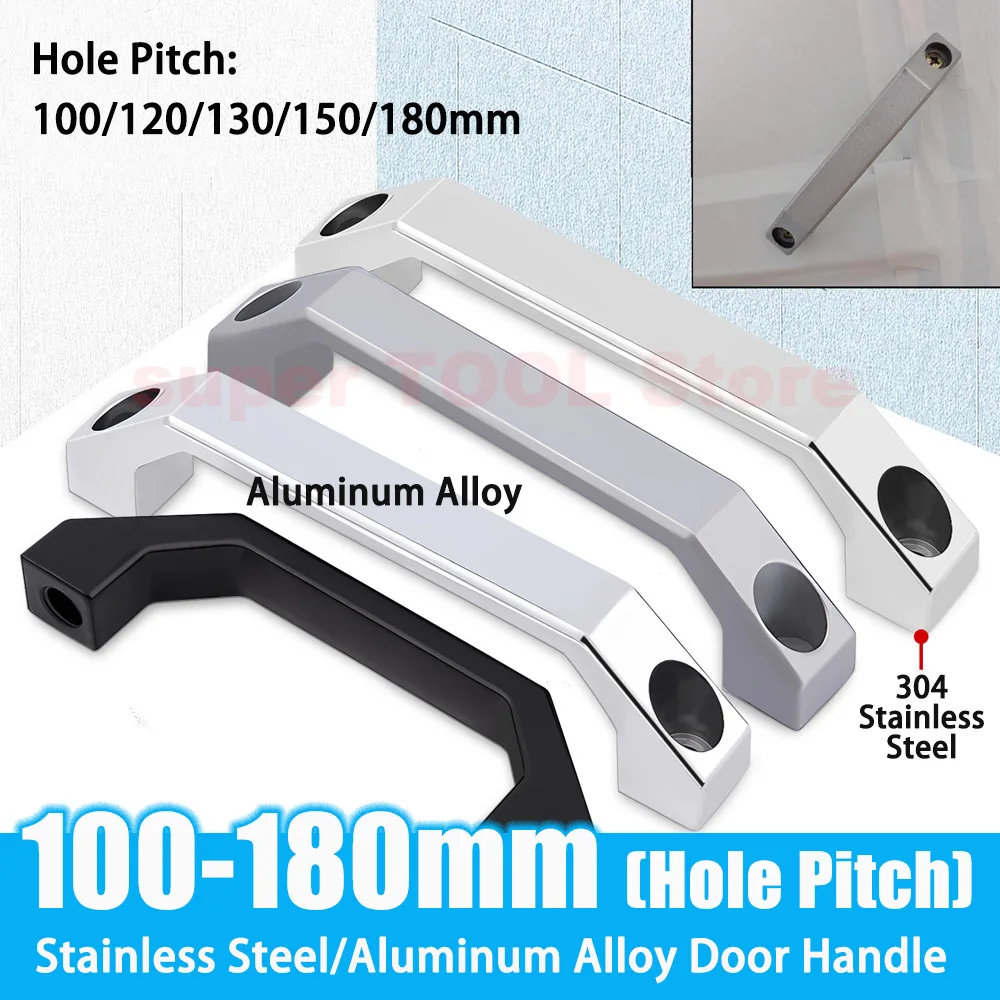 1pc Aluminum Alloy Pull Handle Industrial Cabinet Door 304 Stainless Steel Drawer Handle 100-130mm Surface Mount Equipment Grip
1pc Aluminum Alloy Pull Handle Industrial Cabinet Door 304 Stainless Steel Drawer Handle 100-130mm Surface Mount Equipment Grip