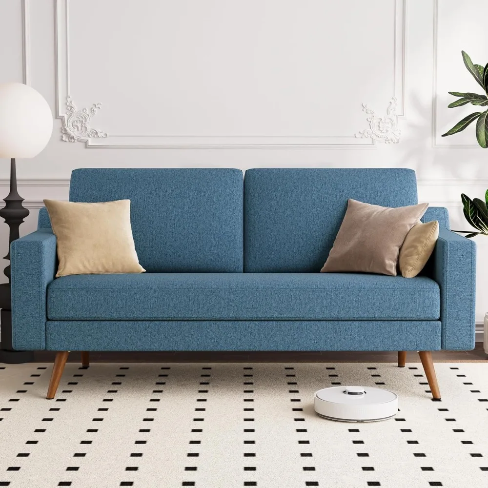 Living Room Sofas, Loveseat Sofa Couch, Mid-Century for Living Room Bedroom, Office Comfy Sofa Spring Cushion Solid Wood Frame
Living Room Sofas, Loveseat Sofa Couch, Mid-Century for Living Room Bedroom, Office Comfy Sofa Spring Cushion Solid Wood Frame