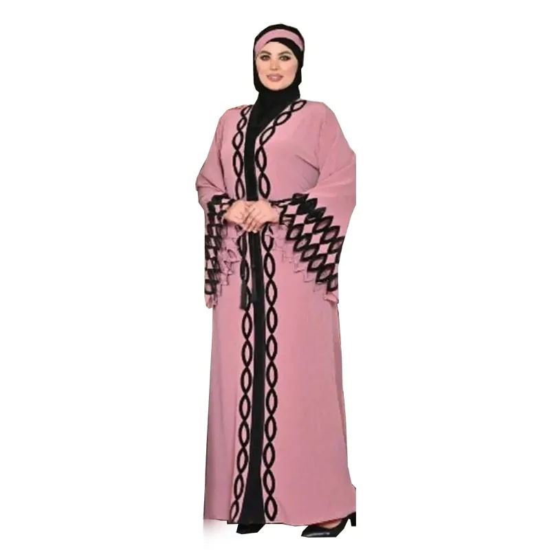 Clothes for Muslim Women Abaya Dubai Plus Size Long Robe Dress with Lace and Headscarf for Women Ropa Oficina Mujer Muslim Sets
Clothes for Muslim Women Abaya Dubai Plus Size Long Robe Dress with Lace and Headscarf for Women Ropa Oficina Mujer Muslim Sets