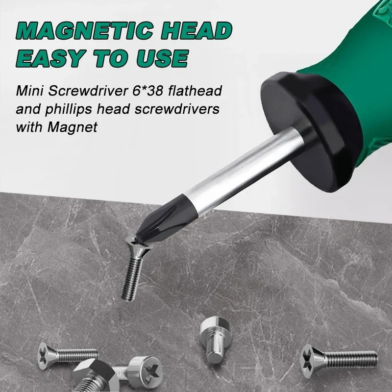 1 шт. мини-отвертка с плоской головкой, отвертка из высокоуглеродистой стали, магнитные растягивающиеся портативные отвертки, аппаратные инструменты
1 шт. мини-отвертка с плоской головкой, отвертка из высокоуглеродистой стали, магнитные растягивающиеся портативные отвертки, аппаратные инструменты