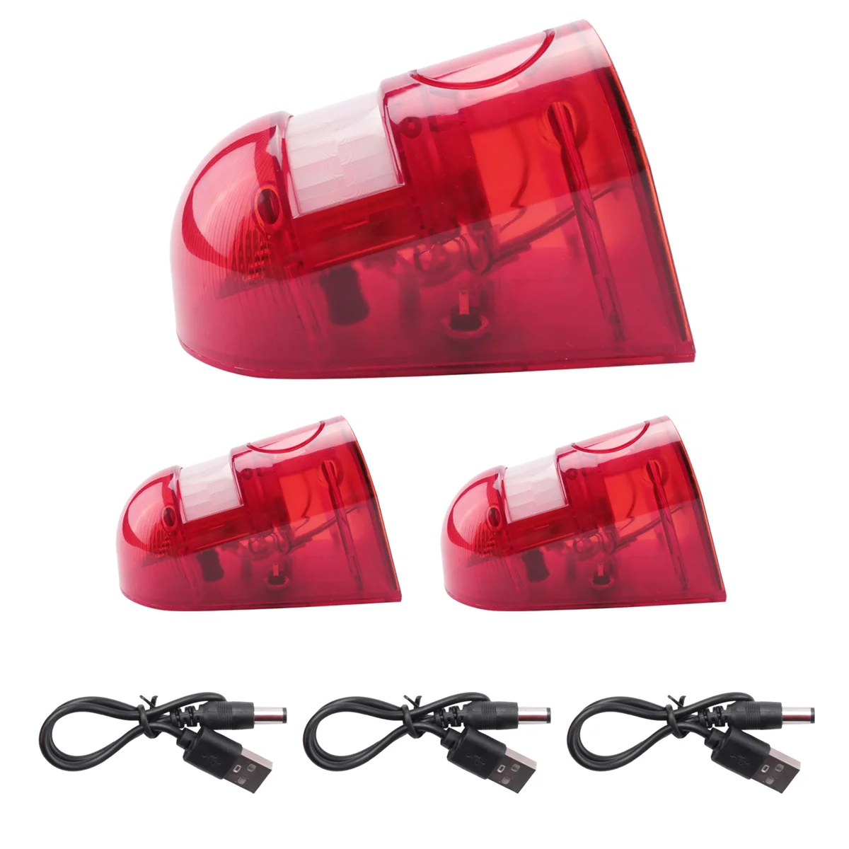 3 Pack Solar Strobe Light with Motion Sensor Alarm 129DB Sound Security Siren IP65 Waterproof for Villa Farm Yard Garden XY
3 Pack Solar Strobe Light with Motion Sensor Alarm 129DB Sound Security Siren IP65 Waterproof for Villa Farm Yard Garden XY