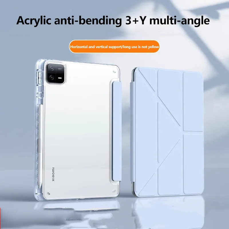 Anti-bending Acrylic Tablet Case For Xiaomi Pad 6S Pro 12.4 6 5 Pro 11inch Y-Folding Stand Fall Protection Cover
Anti-bending Acrylic Tablet Case For Xiaomi Pad 6S Pro 12.4 6 5 Pro 11inch Y-Folding Stand Fall Protection Cover