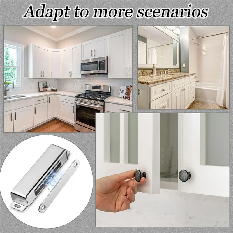 【Flash-Deal!】4 Pcs Robust 150Lb Stainless Steel Cabinet Magnets For Secure Door Closure In Kitchen And Wardrobe
【Flash-Deal!】4 Pcs Robust 150Lb Stainless Steel Cabinet Magnets For Secure Door Closure In Kitchen And Wardrobe