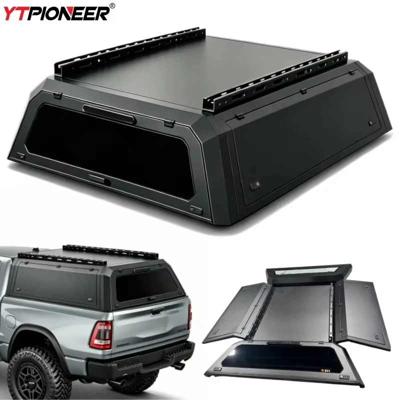 Pickup 5'7" Bed Cap Ute Tray Camper Shell Aluminum Hardtop Topper Truck Canopy For 2020 2021 Dodge RAM 1500 Rebel 2500 8ft Bed
Pickup 5'7" Bed Cap Ute Tray Camper Shell Aluminum Hardtop Topper Truck Canopy For 2020 2021 Dodge RAM 1500 Rebel 2500 8ft Bed
