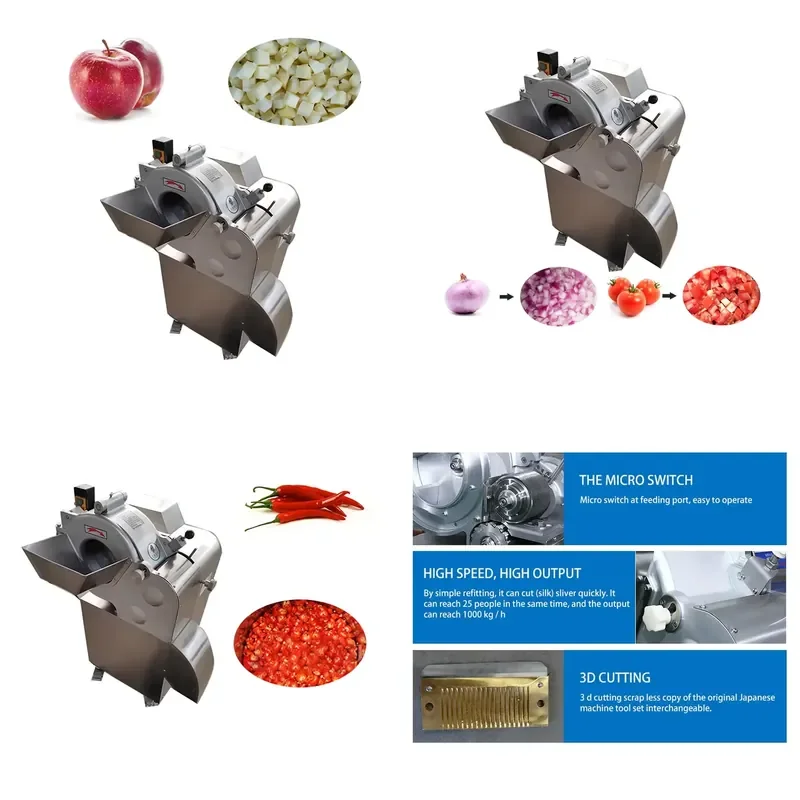 2026 Vegetable Cube Cutting Machine, Multifunctional Automatic Dicing for Kiwi Fruit, Pumpkins, and Frozen Meat Processing,
2026 Vegetable Cube Cutting Machine, Multifunctional Automatic Dicing for Kiwi Fruit, Pumpkins, and Frozen Meat Processing,