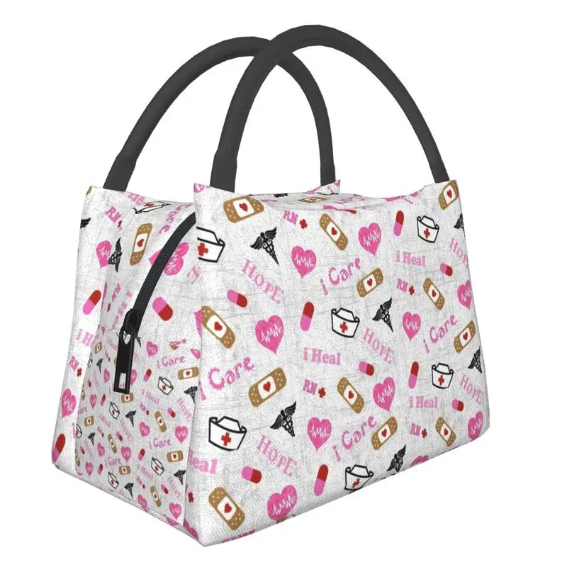 Pink Nurse Life Insulated Lunch Tote Bag for Women Nursing Medical Print Portable Thermal Cooler Bento Box Work Travel Food Bags
Pink Nurse Life Insulated Lunch Tote Bag for Women Nursing Medical Print Portable Thermal Cooler Bento Box Work Travel Food Bags