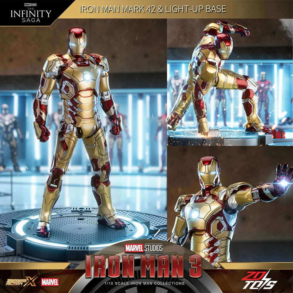 ZD TOYS 1/10 Iron Man Mark 42 Action Figure Display Base Marvel Infinity Saga Movable Joint Collectible Model Boys Kids Gift Toy
ZD TOYS 1/10 Iron Man Mark 42 Action Figure Display Base Marvel Infinity Saga Movable Joint Collectible Model Boys Kids Gift Toy