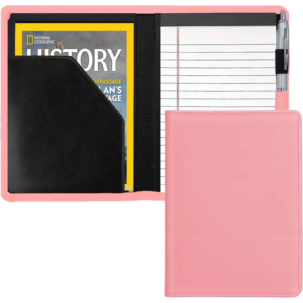 Padfolio/Portfolio Binder, Mini Padfolio Portfolio Binder 5 x 8 Legal Writing Pad, A5 Document Organizer Folder for Men Women, L
Padfolio/Portfolio Binder, Mini Padfolio Portfolio Binder 5 x 8 Legal Writing Pad, A5 Document Organizer Folder for Men Women, L
