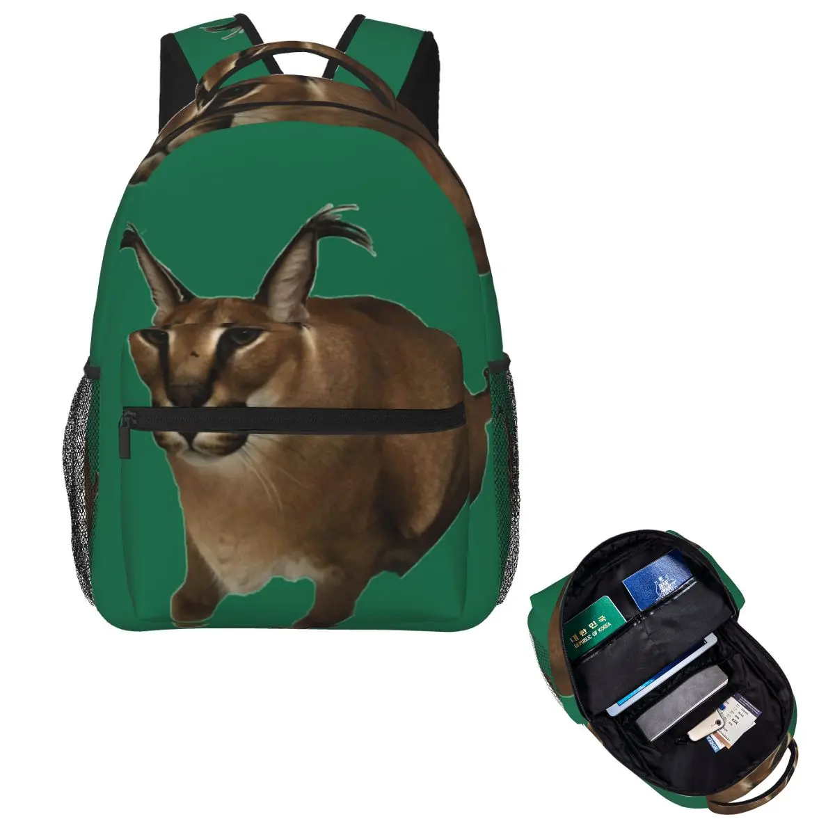 Big Floppa Animal Cat Backpack Hot Sale Daypack Large Capacity Kids BookBag School Bag Shoulder Bags for Men Women
Big Floppa Animal Cat Backpack Hot Sale Daypack Large Capacity Kids BookBag School Bag Shoulder Bags for Men Women