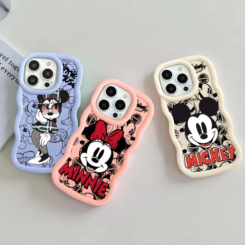 Minnie Mickey Face Smile Candy Phone Case For iPhone 17 16 15 14 Plus 11 Pro Max 13 12 Mini 17 Air 17E 16E Wave Side Soft Cover
Minnie Mickey Face Smile Candy Phone Case For iPhone 17 16 15 14 Plus 11 Pro Max 13 12 Mini 17 Air 17E 16E Wave Side Soft Cover