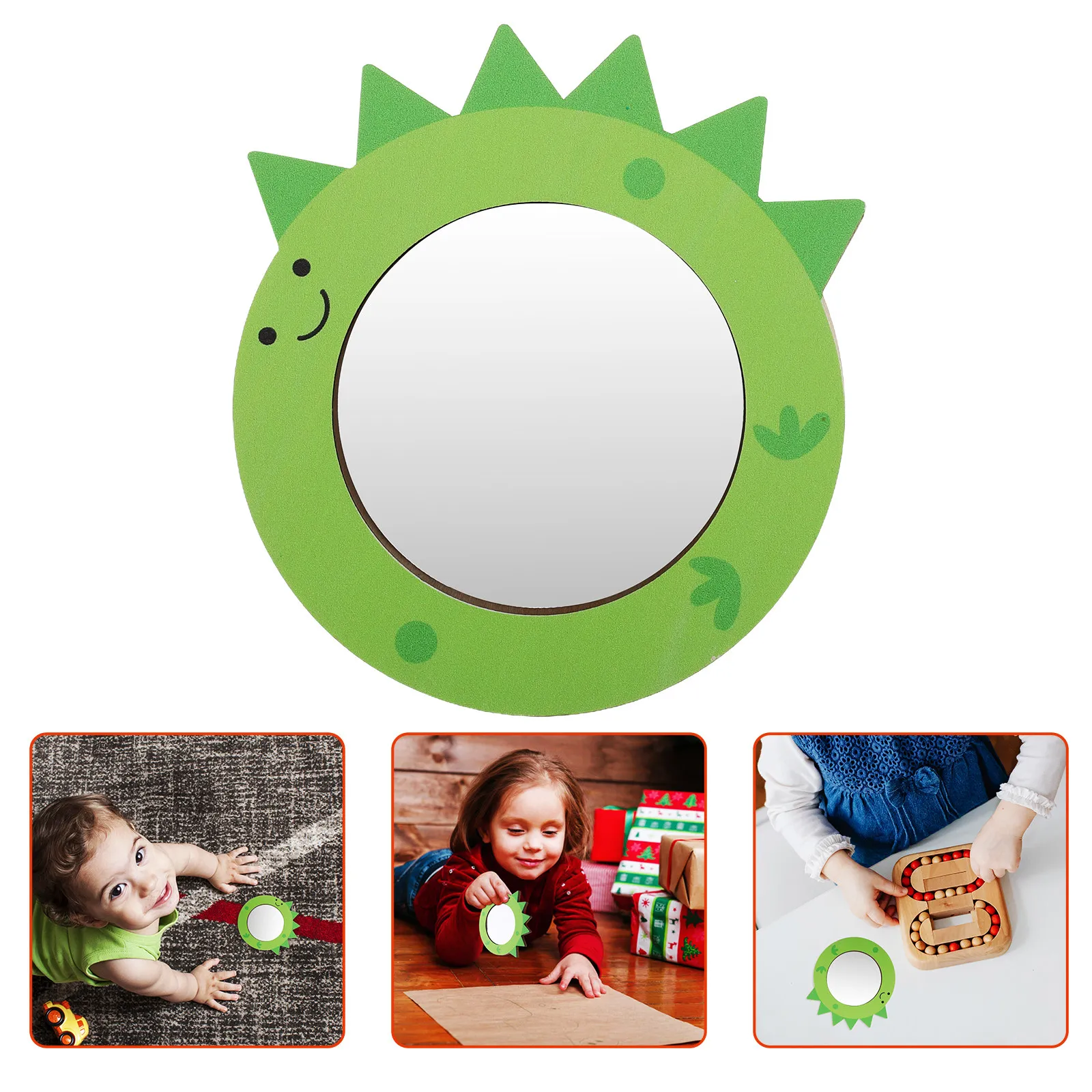 Unbreakable Toddler Baby Bath Mirror Handheld Dinosaur-Shaped Educational Wooden Mirror Safe Bathtub Learning Bath
Unbreakable Toddler Baby Bath Mirror Handheld Dinosaur-Shaped Educational Wooden Mirror Safe Bathtub Learning Bath