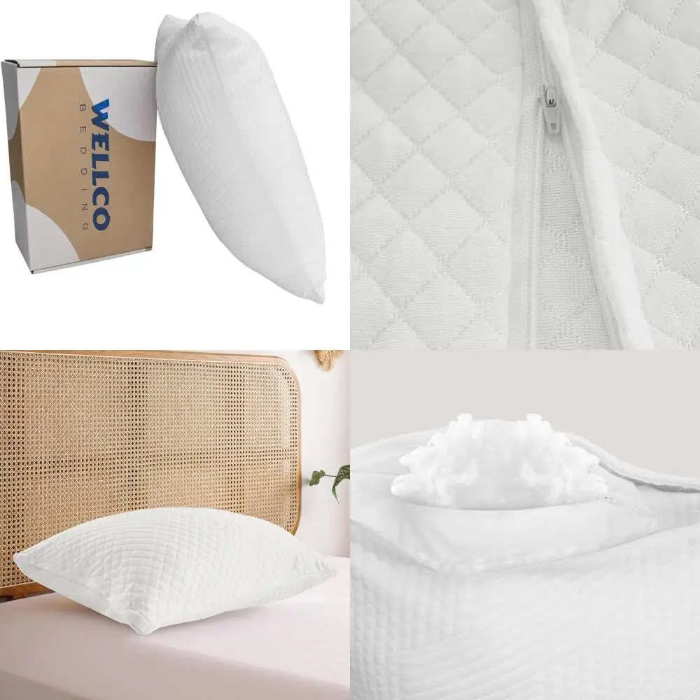 Queen Size 28x18 Medium Support Pillow with Adjustable Core and Cooling Case for Comfort
Queen Size 28x18 Medium Support Pillow with Adjustable Core and Cooling Case for Comfort