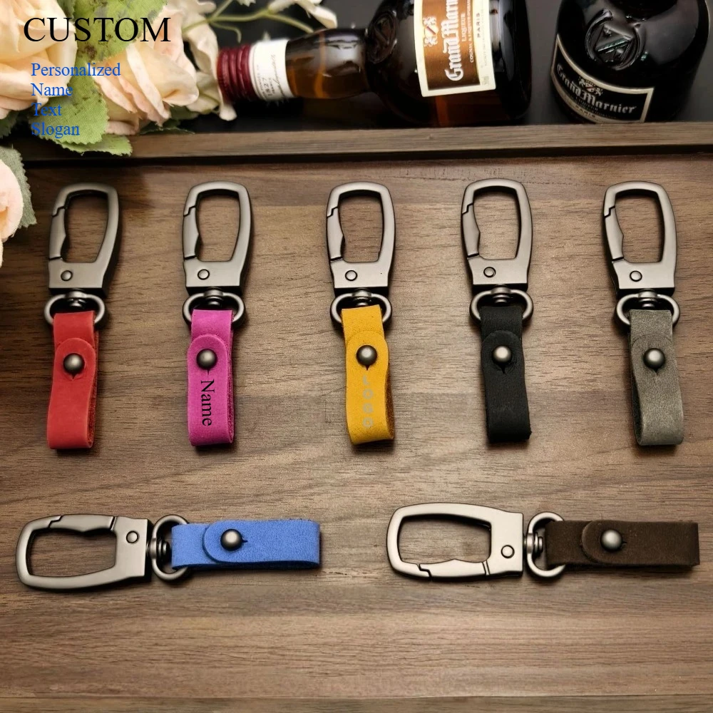 Creativity Custom Personalization Leather Car Keychain Men Motorcycle Keyring Bag Simple and Stylish Metal Pendant DIY Gift
Creativity Custom Personalization Leather Car Keychain Men Motorcycle Keyring Bag Simple and Stylish Metal Pendant DIY Gift