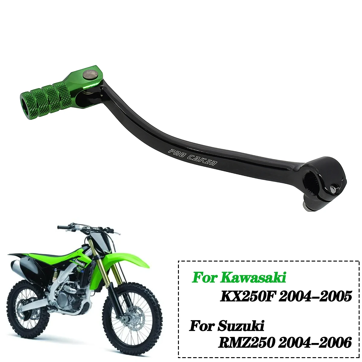 CNC Gear Shift Lever Shifter Pedal For Kawasaki KX250F KX 250F 2004 2005 RMZ250 RMZ 250 2004-2006 Motocross Motorbike
CNC Gear Shift Lever Shifter Pedal For Kawasaki KX250F KX 250F 2004 2005 RMZ250 RMZ 250 2004-2006 Motocross Motorbike