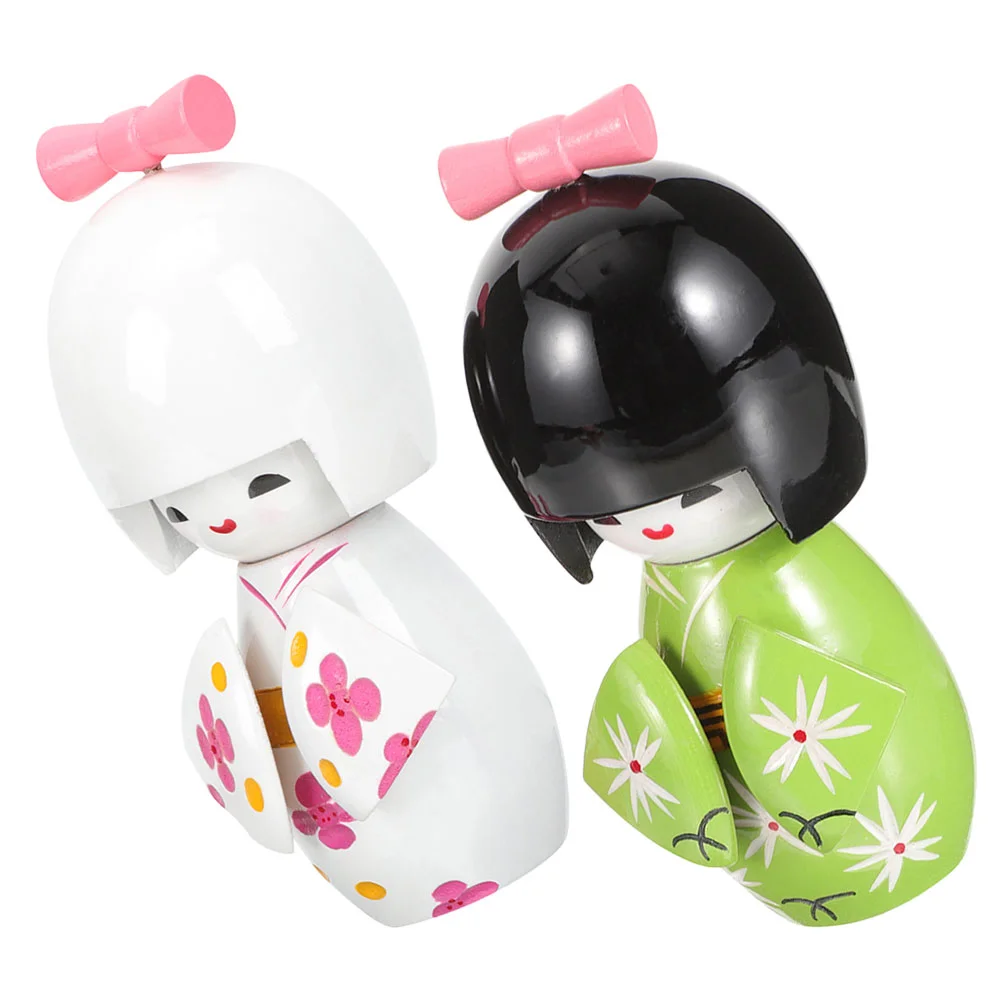 2 Pcs Japanese Puppet Ornaments Style Kimono Crafts Toy Decors Puppets Artistic Desktop
2 Pcs Japanese Puppet Ornaments Style Kimono Crafts Toy Decors Puppets Artistic Desktop
