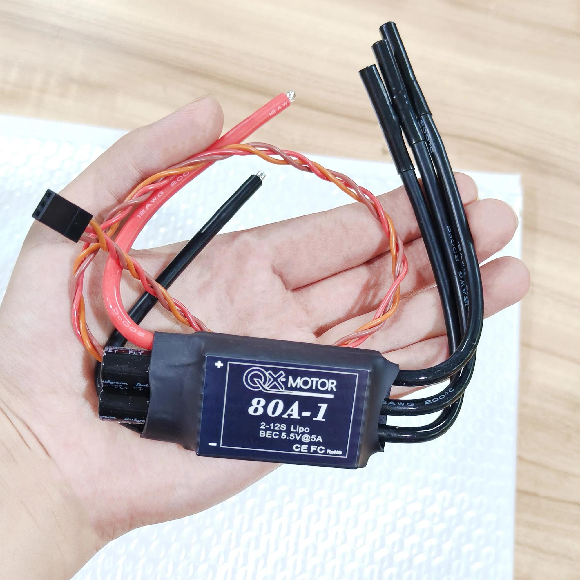 QX-MOTOR Brushless ESC series 20A 30A 40A 50A 60A 80A 100A 120A Electronic speed controller for Ducted Fan EDF Motor RC toy part
QX-MOTOR Brushless ESC series 20A 30A 40A 50A 60A 80A 100A 120A Electronic speed controller for Ducted Fan EDF Motor RC toy part