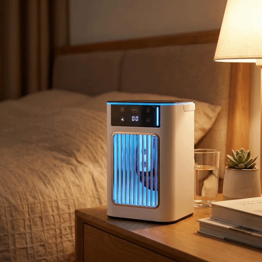 Compact Design Portable Mini Mist Spray Fan Gentle Cool Airflow Fine Mist Multifunctional Desktop Cooling Fan Stable Performance
Compact Design Portable Mini Mist Spray Fan Gentle Cool Airflow Fine Mist Multifunctional Desktop Cooling Fan Stable Performance