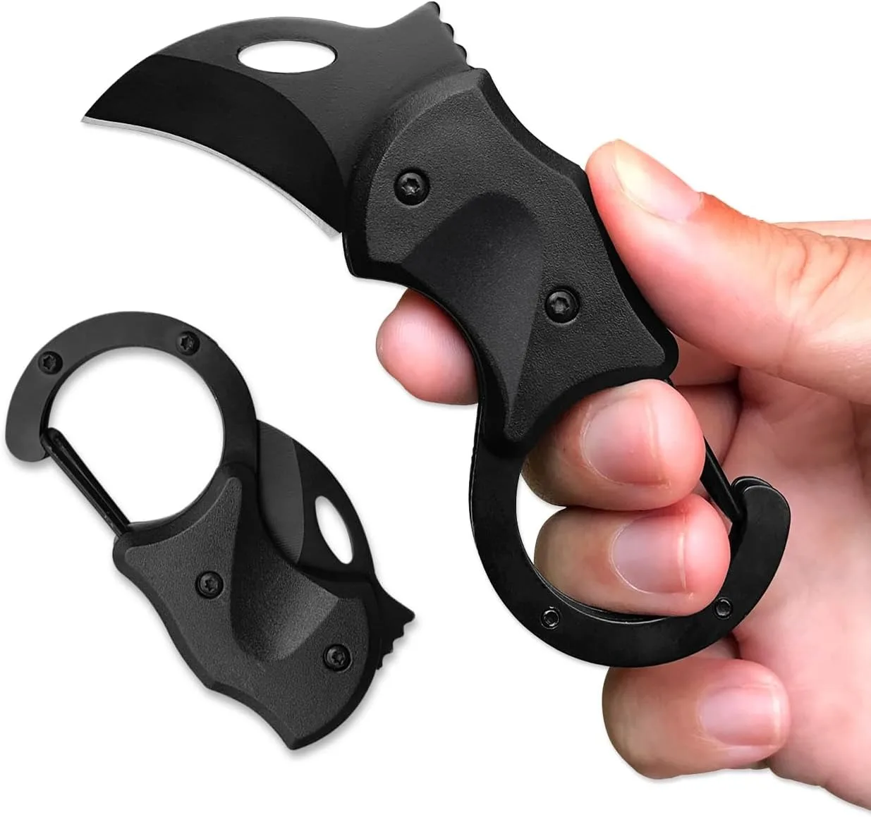 Small Pocket Knife for Men Women, Carabiner Mini Keychain EDC Gadgets Box Cutter Folding Knives for Indoors Outdoors, Gifts Stocking Stuffers for Him and Her
Small Pocket Knife for Men Women, Carabiner Mini Keychain EDC Gadgets Box Cutter Folding Knives for Indoors Outdoors, Gifts Stocking Stuffers for Him and Her