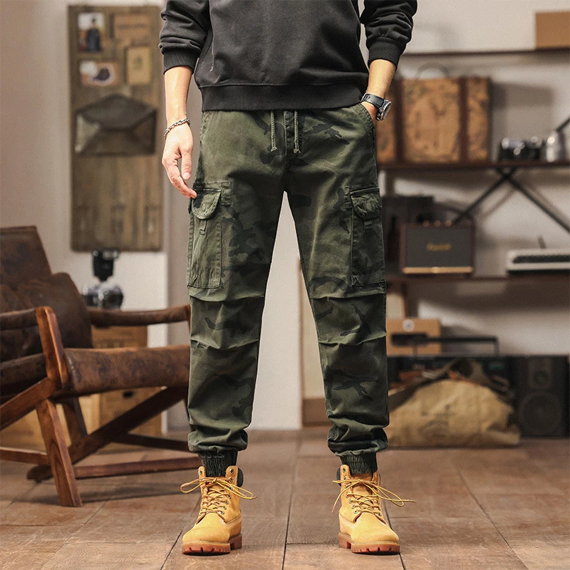 Men's American Camouflage Work Pants Autumn Loose Cotton Multi-Bag Casual Outdoor Military Tactical Wear-Resistant Ankle Pants
Men's American Camouflage Work Pants Autumn Loose Cotton Multi-Bag Casual Outdoor Military Tactical Wear-Resistant Ankle Pants