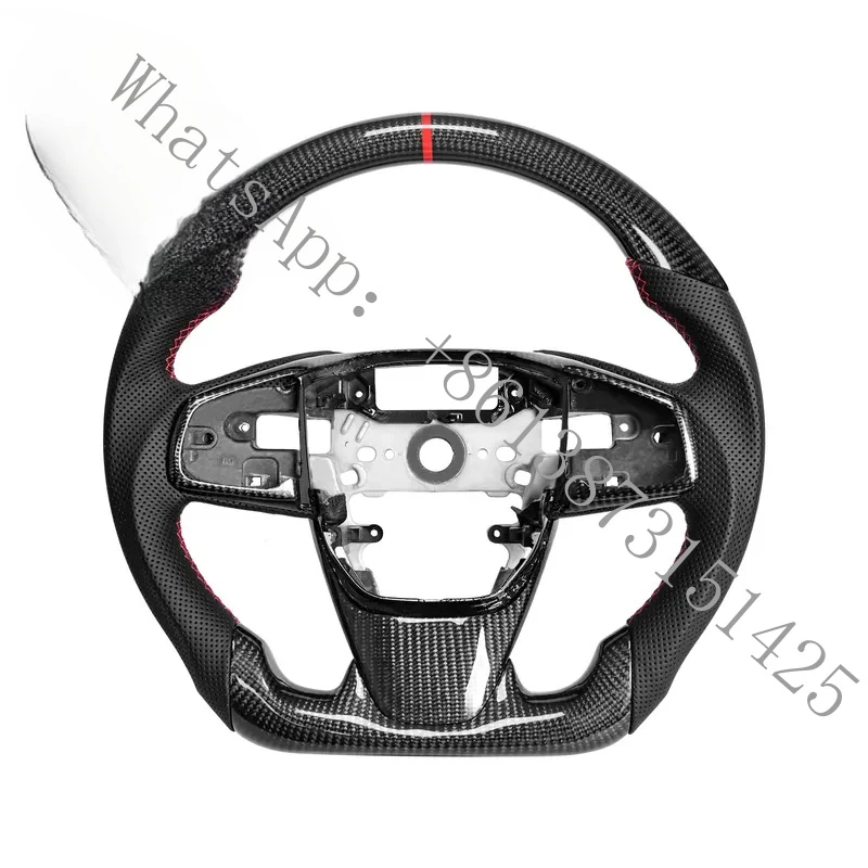 Suitable Carbon Fiber Steering Wheel Gen 10th 2016-2021, Type R FK8 North American Spec, D-shaped Flat-botto
Suitable Carbon Fiber Steering Wheel Gen 10th 2016-2021, Type R FK8 North American Spec, D-shaped Flat-botto