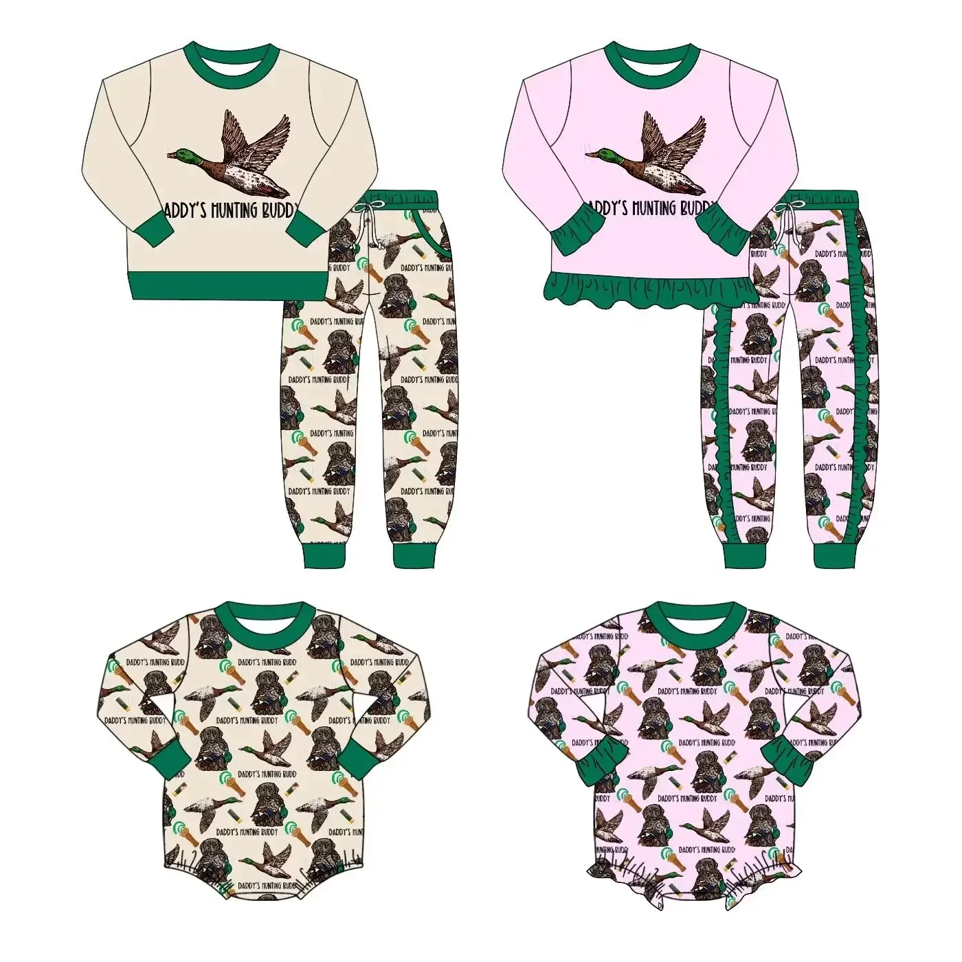 Boutique Kids' Clothing Long-Sleeved Lace Bird And Duck Print Trousers Lace Girls Pink Boys Apricot Long-sleeved Baby Jumpsuit
Boutique Kids' Clothing Long-Sleeved Lace Bird And Duck Print Trousers Lace Girls Pink Boys Apricot Long-sleeved Baby Jumpsuit