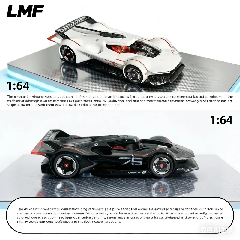 LMF 1:64 Jumping Horse VGT Concept Car Simulation Static Alloy Car Model, Boys' Toy, Adult Collection Decoration Item.
LMF 1:64 Jumping Horse VGT Concept Car Simulation Static Alloy Car Model, Boys' Toy, Adult Collection Decoration Item.