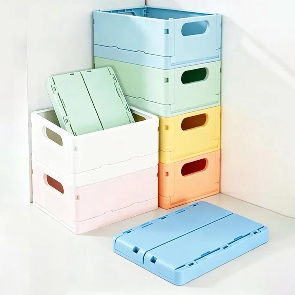 Folding Storage Boxes Basket Household Clutter Box Home Desktop Organizer Foldable Multi-functional Plastic Box Makeup Organizer
Folding Storage Boxes Basket Household Clutter Box Home Desktop Organizer Foldable Multi-functional Plastic Box Makeup Organizer