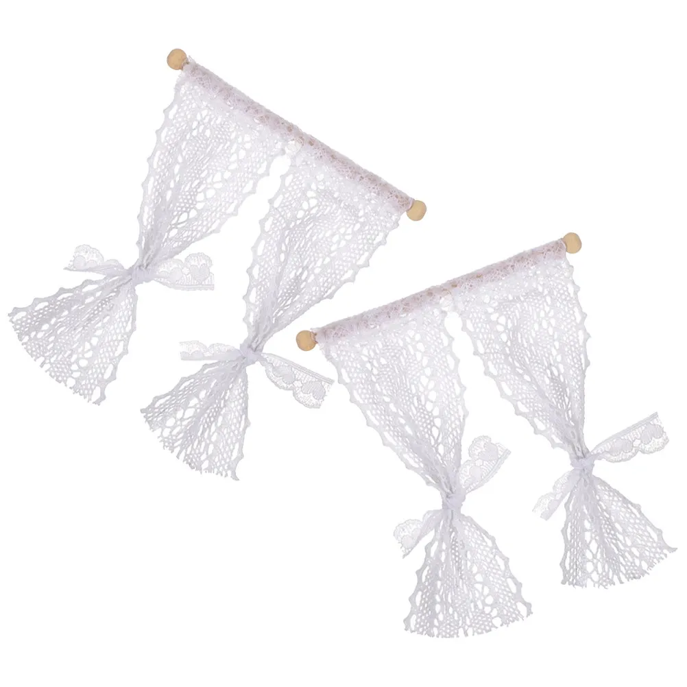 2Pcs Miniature Lace Curtain Mini House Window Accessories Mini Curtain Decorative Prop for Tiny House Ornament DIY Craft
2Pcs Miniature Lace Curtain Mini House Window Accessories Mini Curtain Decorative Prop for Tiny House Ornament DIY Craft