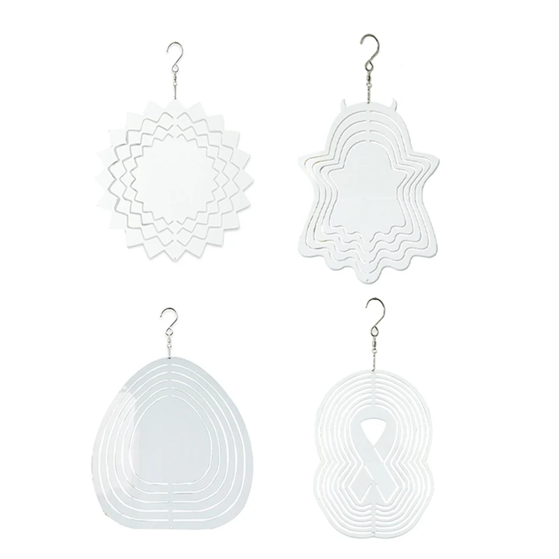 4Pcs Sublimation Wind Spinner Blanks 3D Wind Spinners Hanging Wind Spinners For Outdoor Garden Decoration Combination
4Pcs Sublimation Wind Spinner Blanks 3D Wind Spinners Hanging Wind Spinners For Outdoor Garden Decoration Combination