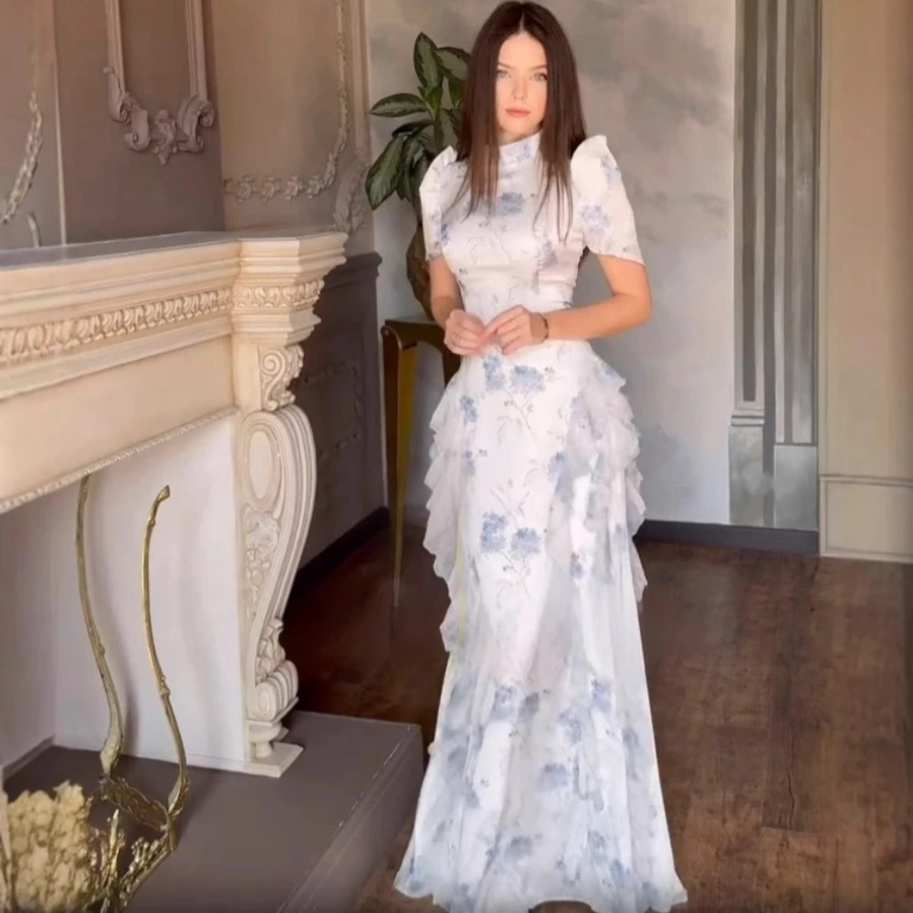 Длинное платье женское платье с цветочным принтом и оборками Vestidos с коротким рукавом на шнуровке с узкой талией макси платье женское 2025 летнее платье трапециевидной формы
Длинное платье женское платье с цветочным принтом и оборками Vestidos с коротким рукавом на шнуровке с узкой талией макси платье женское 2025 летнее платье трапециевидной формы